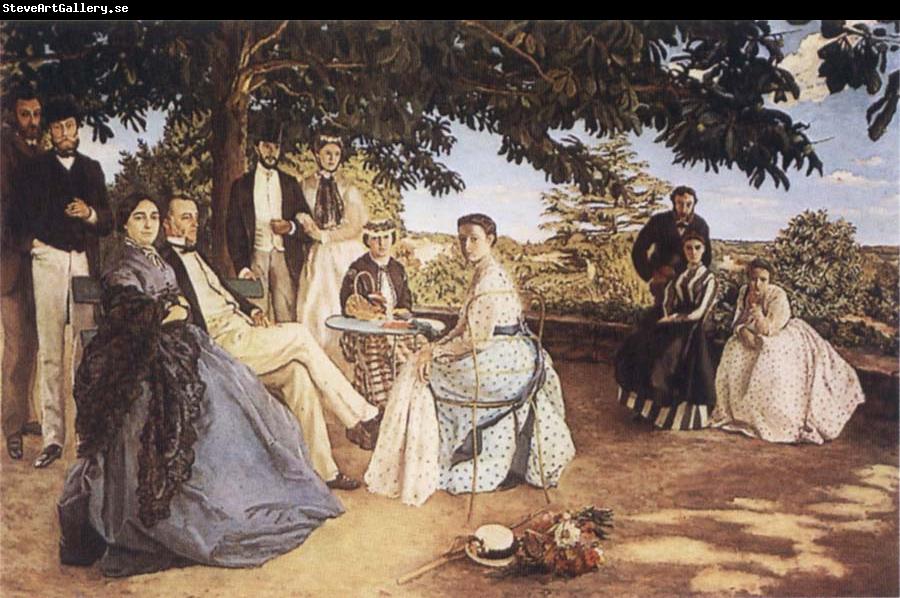 Frederic Bazille Family Reunion